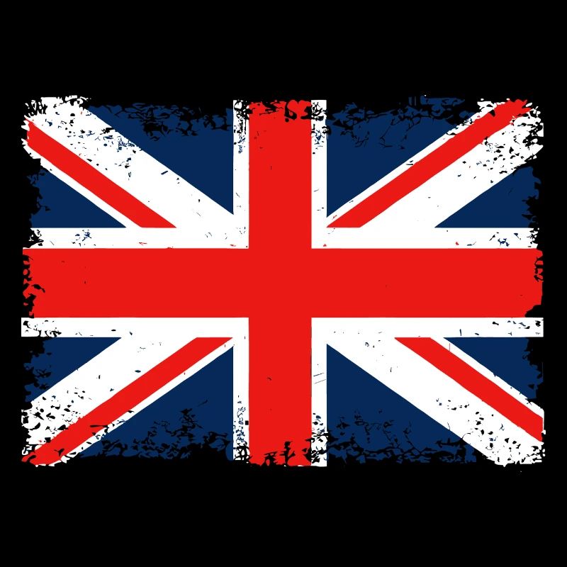 Distressed Union Jack Flagge