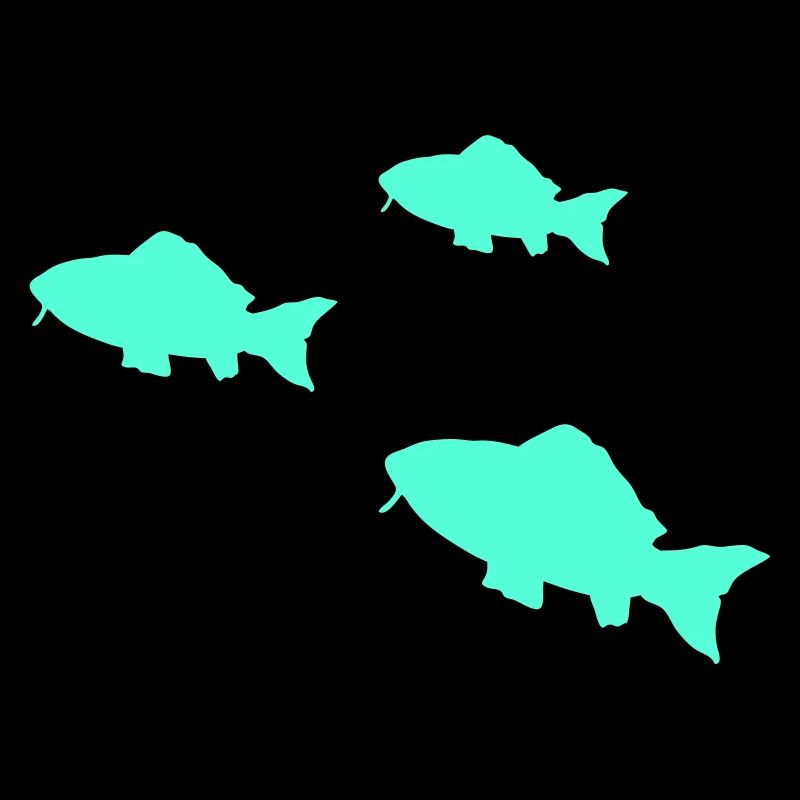 Neonfisch  Silhouetten