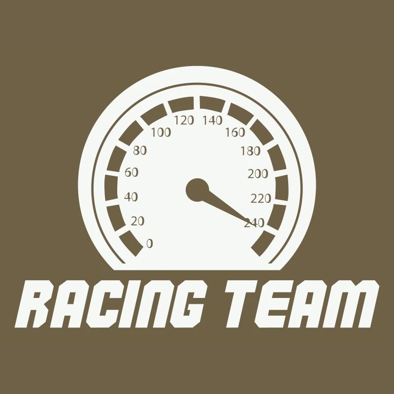 Rennteam Tachometer Emblem
