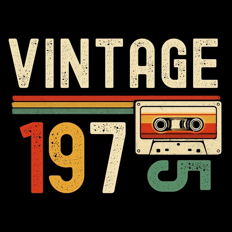 Retro 1970s Cassette