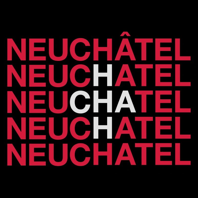 NEUCHÂTEL Suisse Suisse Suisse Drapeau
