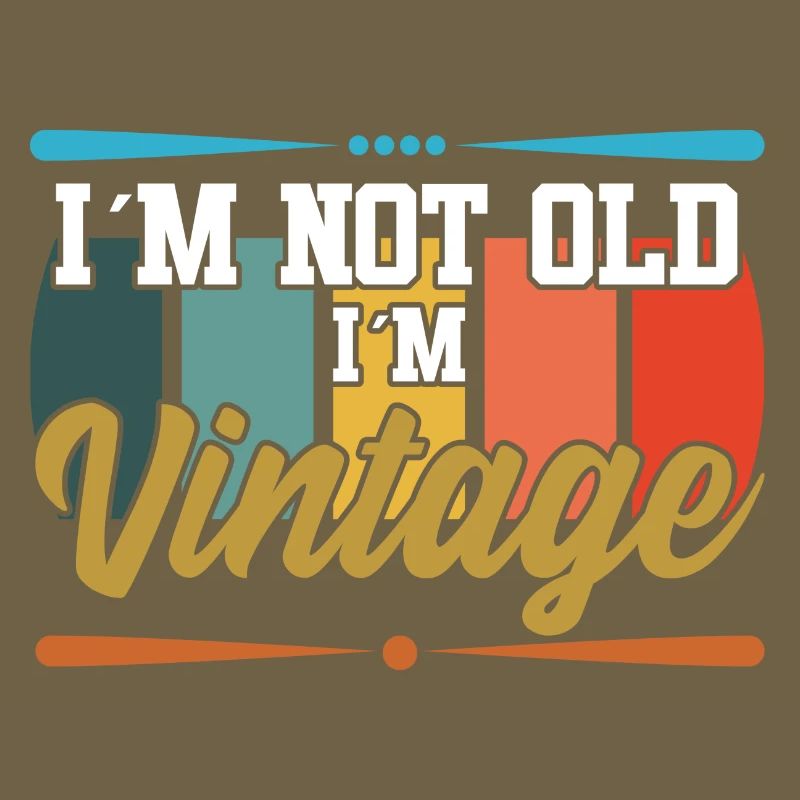 Ich bin nicht alt textile Geschenkidee