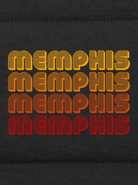Memphis Gradient Block Pattern