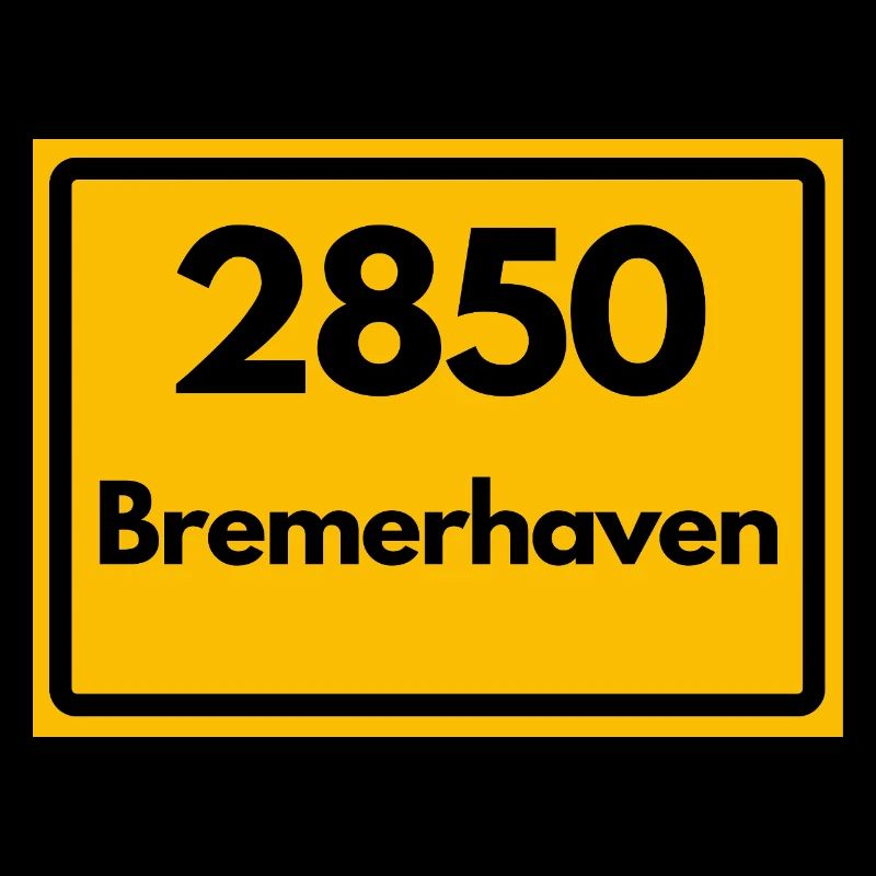 ALTE POSTLEITZAHL PLZ RETRO 2850 BREMERHAVEN 