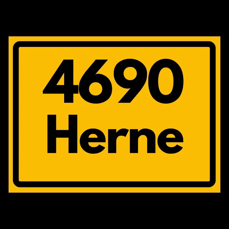 ALTE POSTLEITZAHL PLZ RETRO 4690 HERNE – NRW