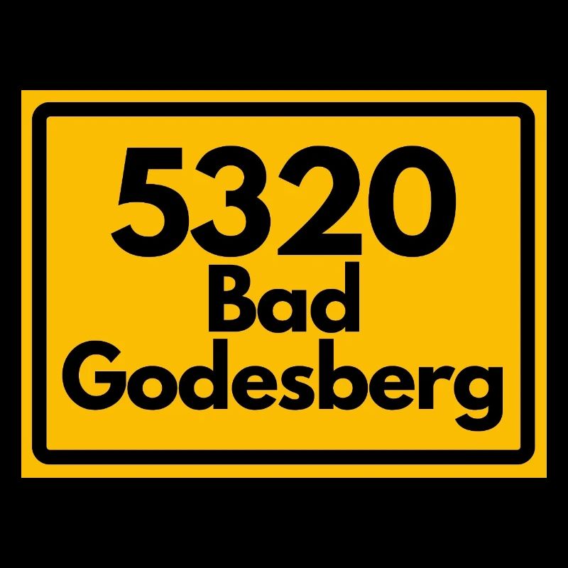 ALTE POSTLEITZAHL PLZ RETRO 5320 Bad Godesberg NRW