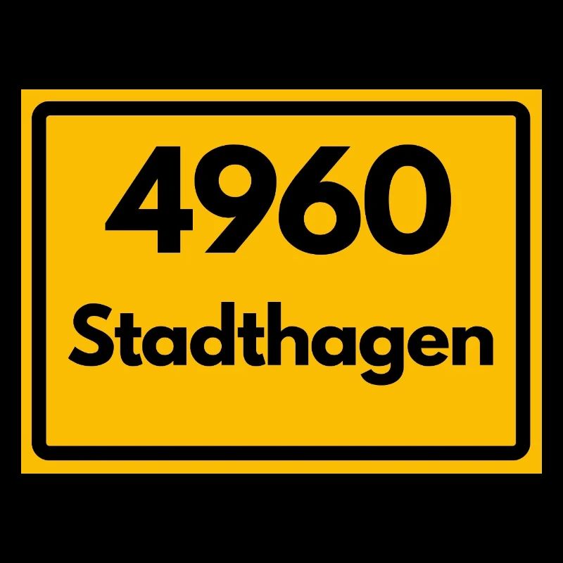 ALTE POSTLEITZAHL PLZ RETRO 4960 STADTHAGEN