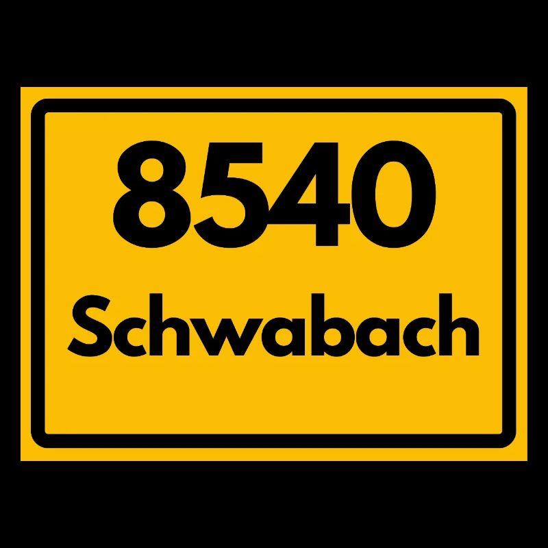ALTE POSTLEITZAHL PLZ RETRO 8540 SCHWABACH HEIMAT