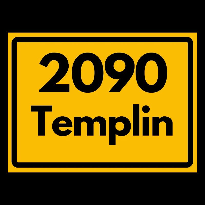 ANCIEN CODE POSTAL RÉTRO 2090 TEMPLIN HEIMAT