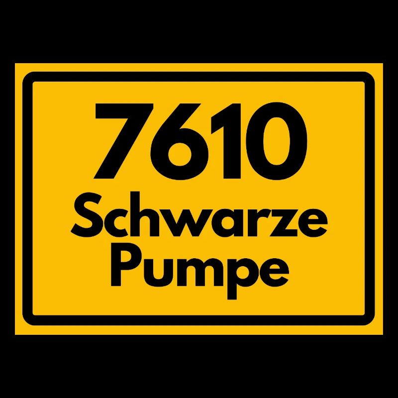 ALTE POSTLEITZAHL PLZ, 7610 SCHWARZE PUMPE