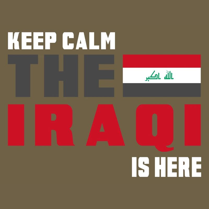 Drapeau Irak Keep Calm