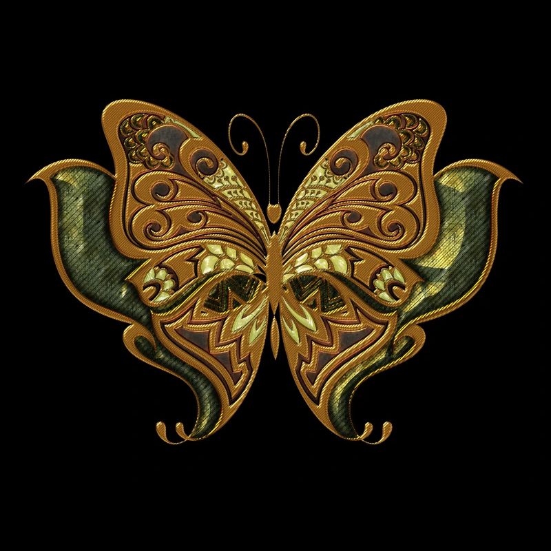 Atemberaubender eleganter Schmetterling.