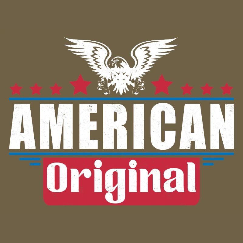 Patriotic Eagle American Flag Design