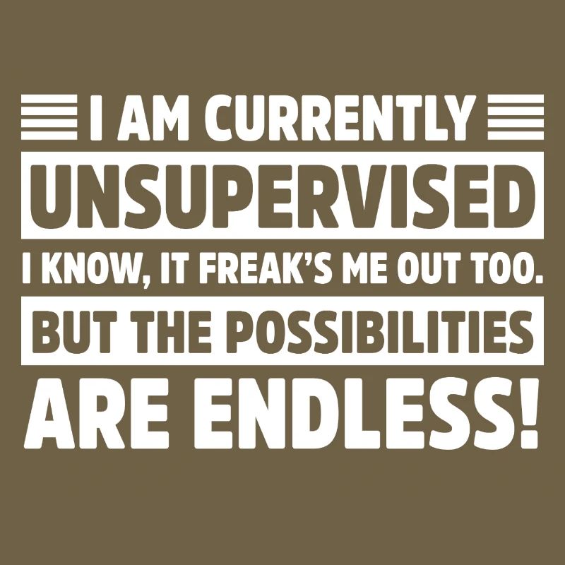 i am Currently Unsupervised Sarcastic Funny