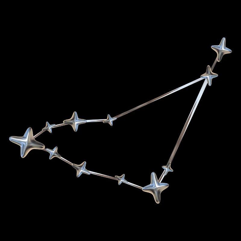 Sternenreihe Konstellation Design