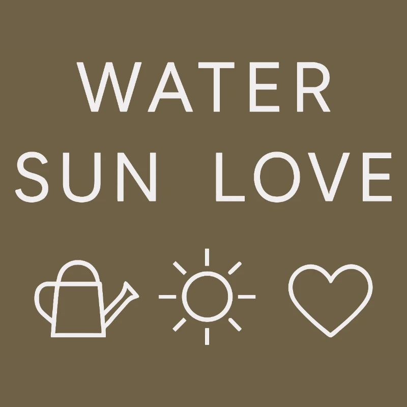 Wasser Sonne Liebe Statement