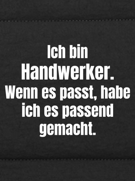 Ich bin Handwerker – Passend gemacht