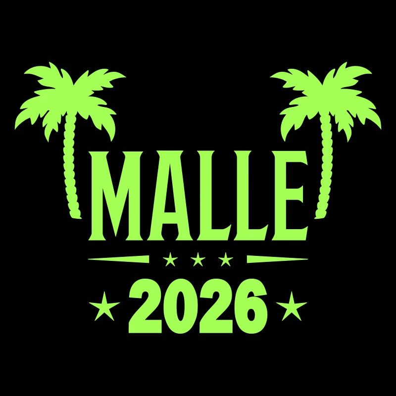 Malle 2026 Palm Trees Neon