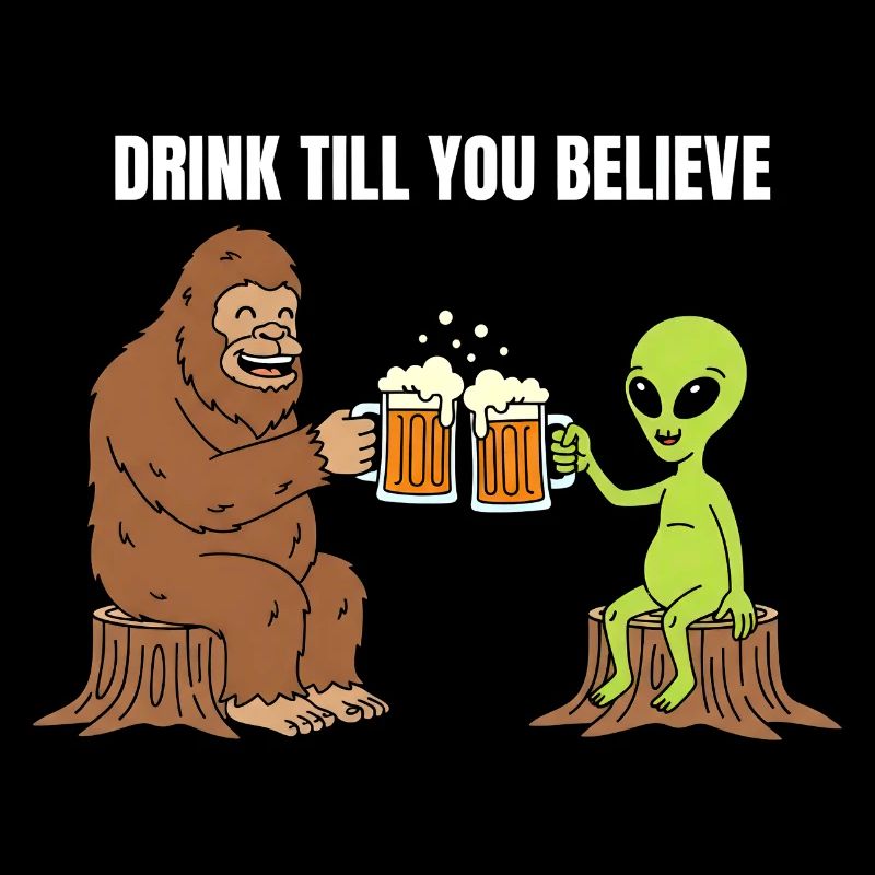 Bigfoot and Alien toast