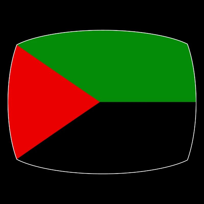 Martinique drapeau rouge vert noir