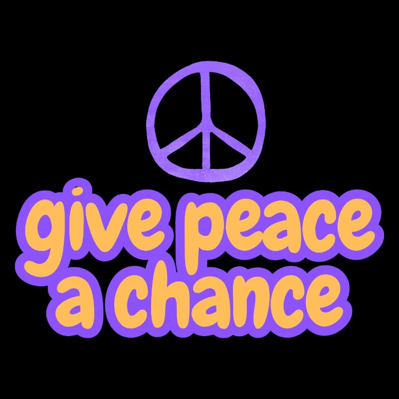 Peace Now Bubble Font "Give Peace A Chance"