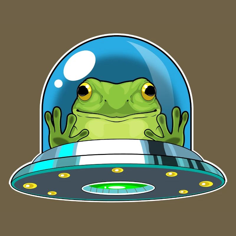 Frog Spaceship Space