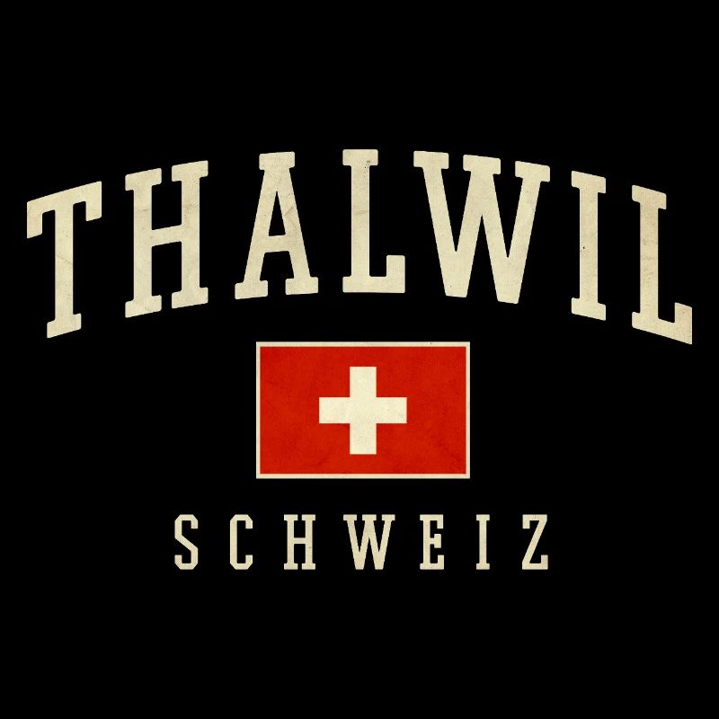 Motif du drapeau de Thalwil en Suisse