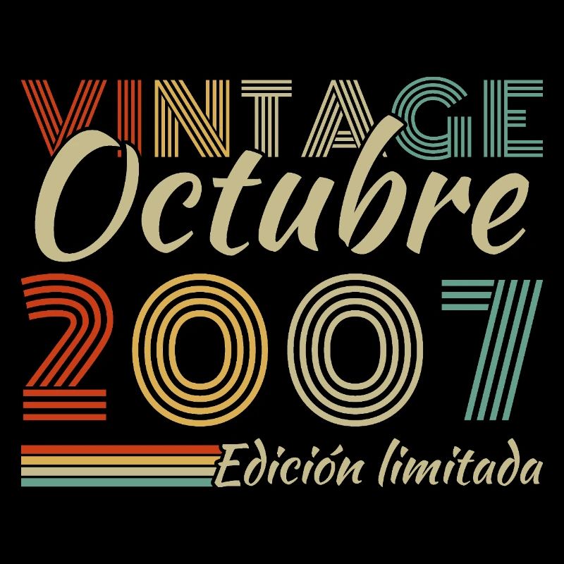 October 2007 Vinatge Retro Birthday Gift