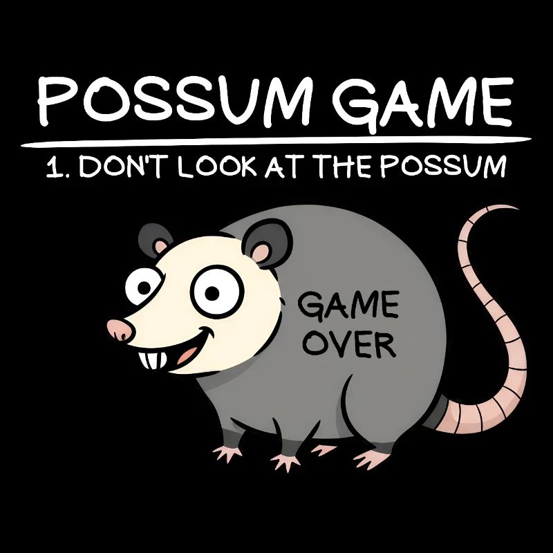 Possum Game Don’t Look at the Possum Funny P