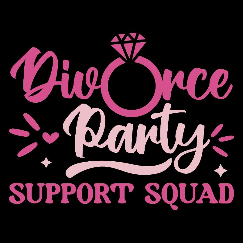 Divorce Party Girlfriends Breakup Divorced Couple