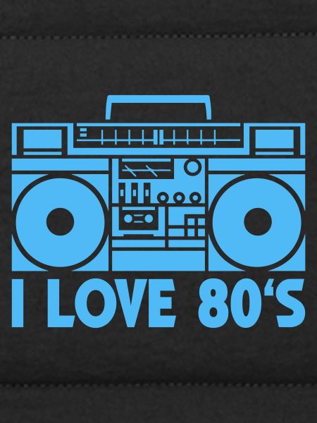 80er Boombox Statement