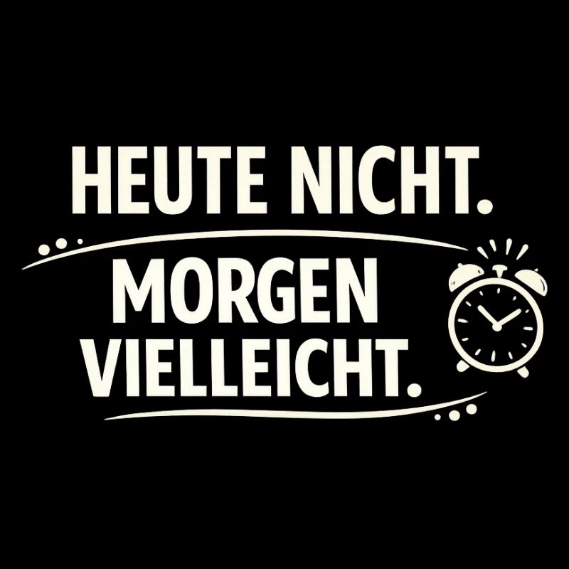 Heute nicht Morgen vielleicht 