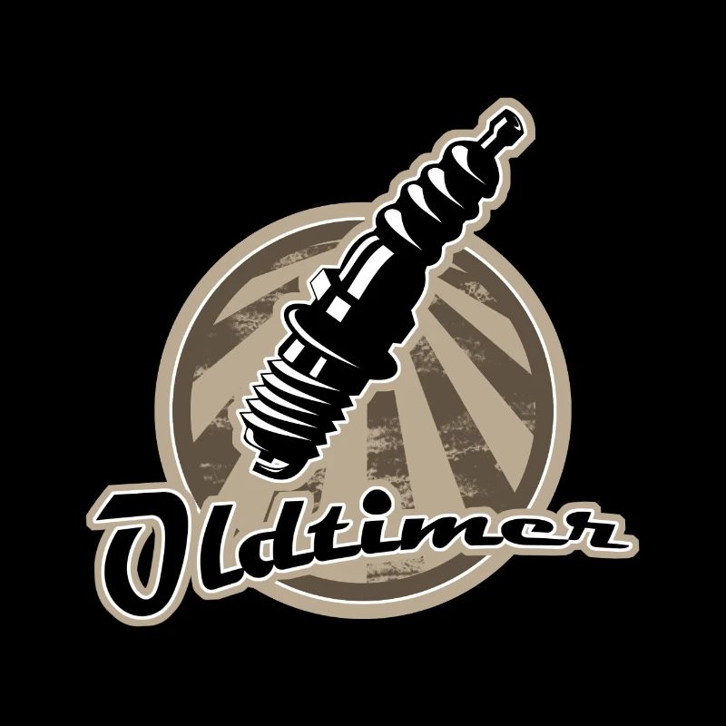 Vintage spark plug retro