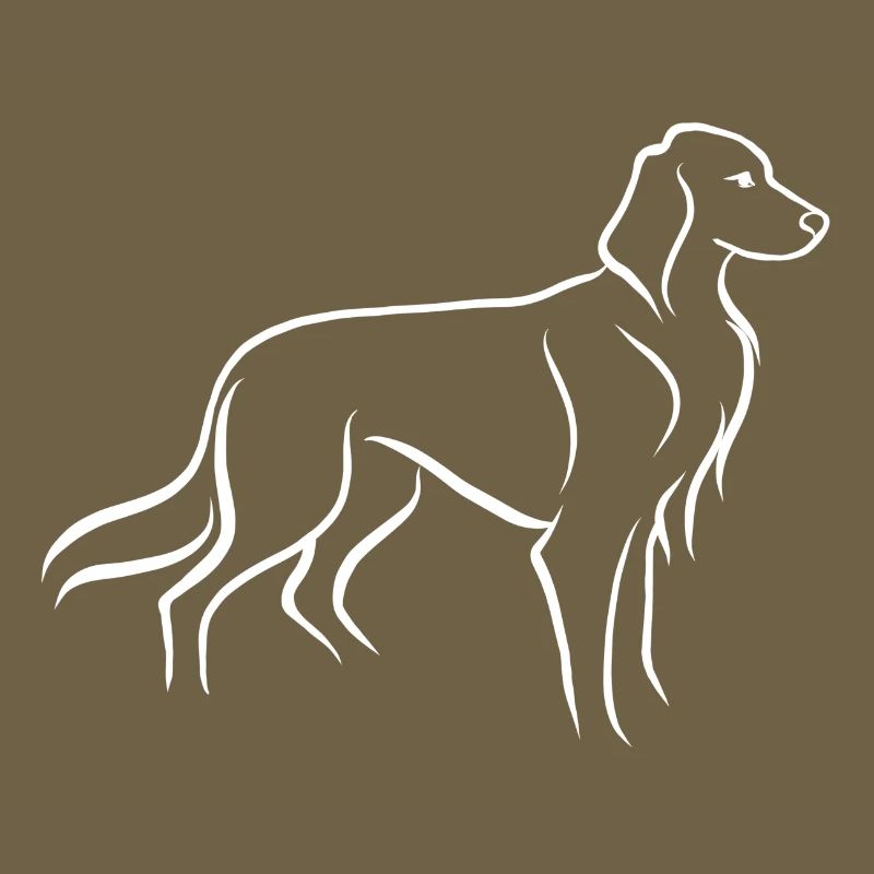Setter stehend