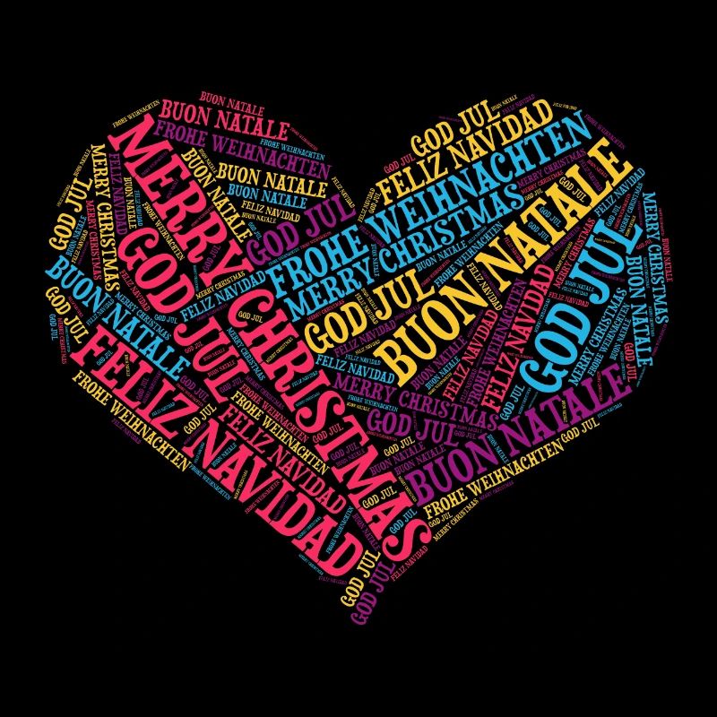 Joyeux Noël Joyeux Noël WordCloud t-shirt