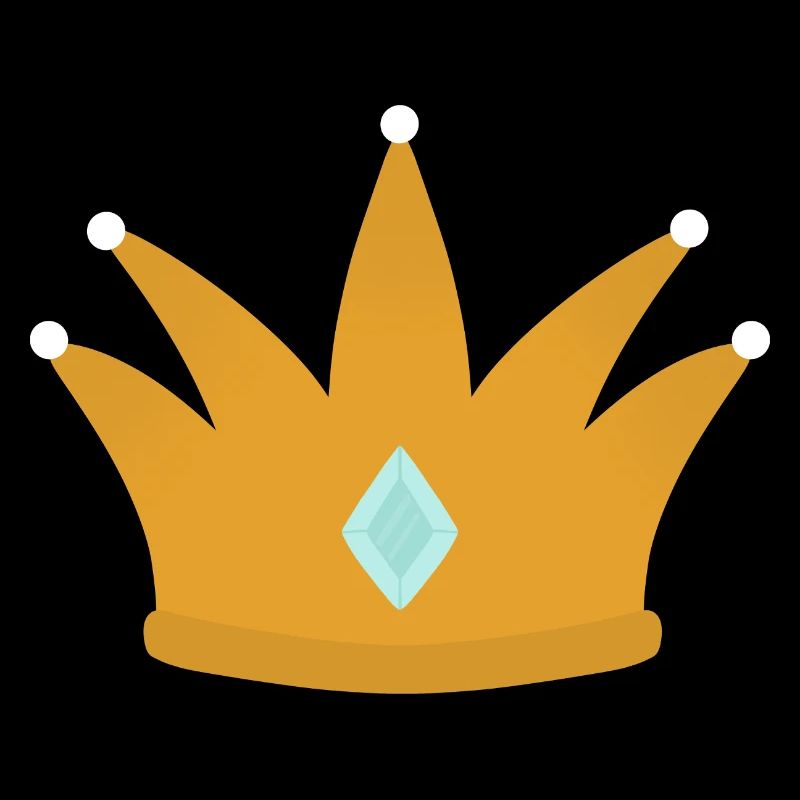 Elegant Crown with Jewel Accent