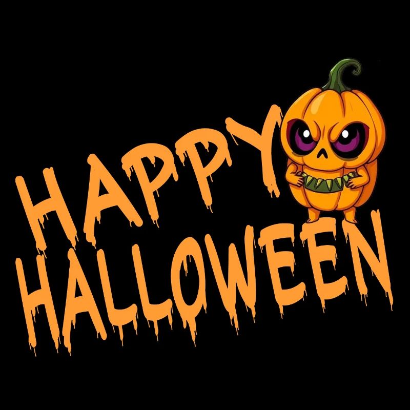 Halloween Kürbis Happy halloween