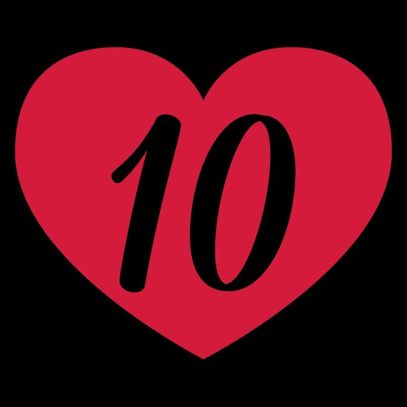 10th birthday heart