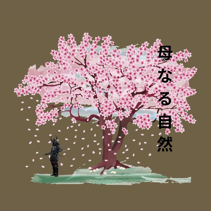 Under the blossoming cherry tree