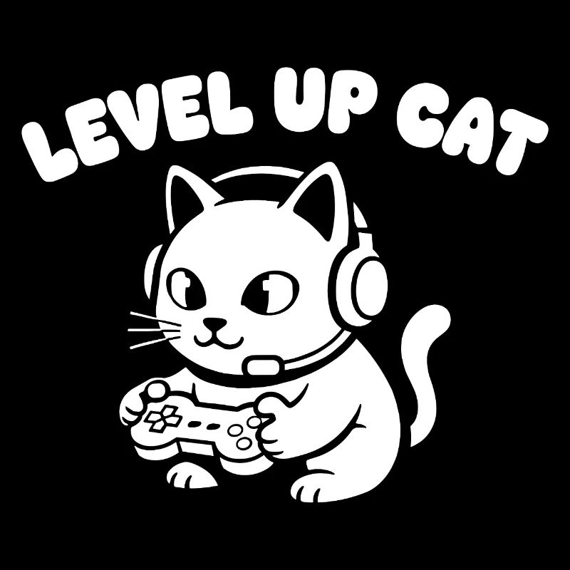 Level Up Cat Gaming