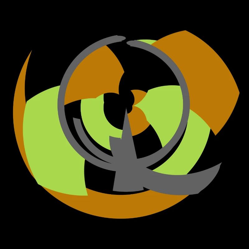 Orbite spirale Géométrie abstraite