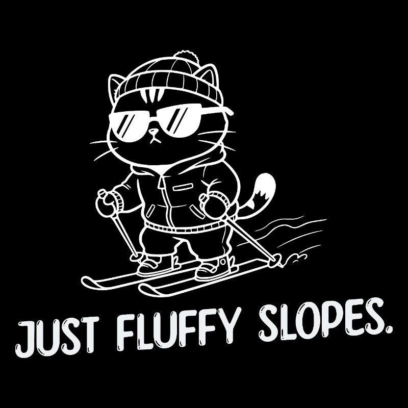 Just Fluffy Slopes - Ski Humor