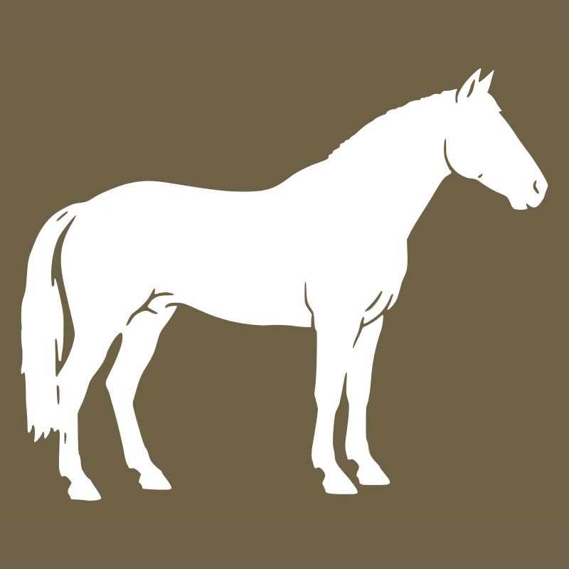 Horse Silhouette Standing Riding Vector