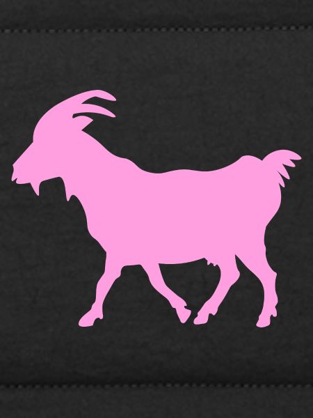 Ziege rosa G.O.A.T.