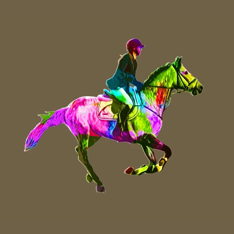 Cavalière colorée