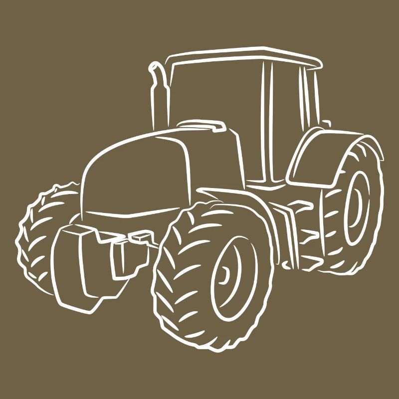 Traktor Skizze