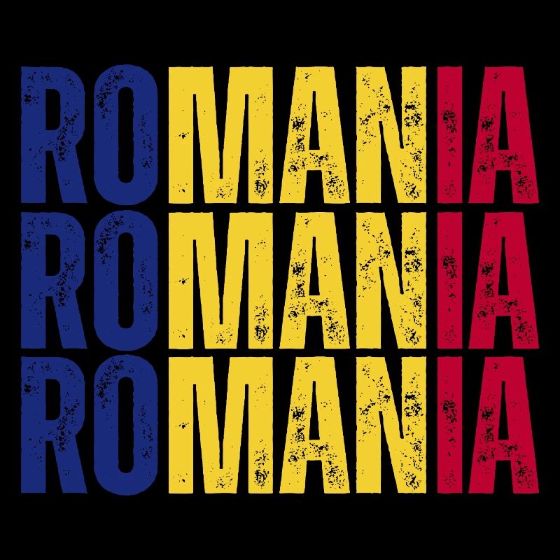 Drapeau roumain, j’adore la Roumanie