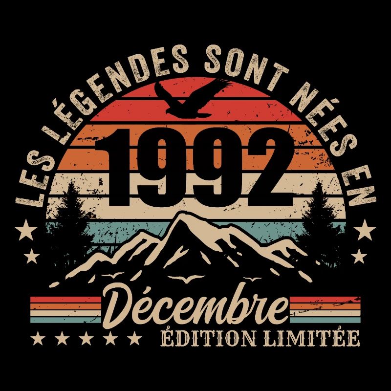 Rétro Décembre 1992 - Cadeau 33 Ans