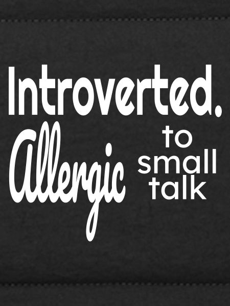 Introvertierte, allergisch gegen Smalltalk