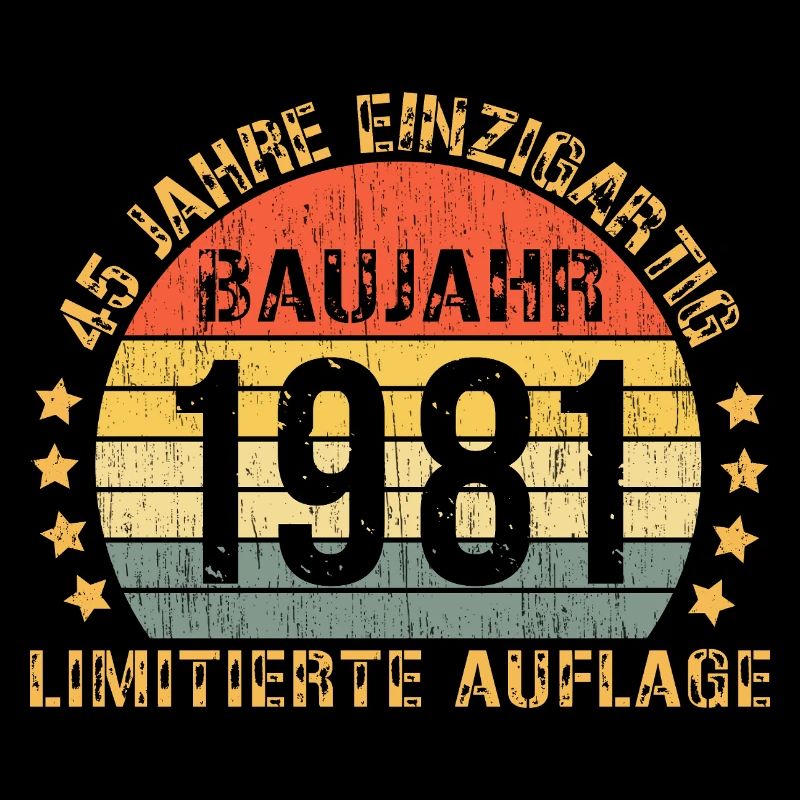 1981 Anniversaire 45 Décorations 45 45 Anniversaire